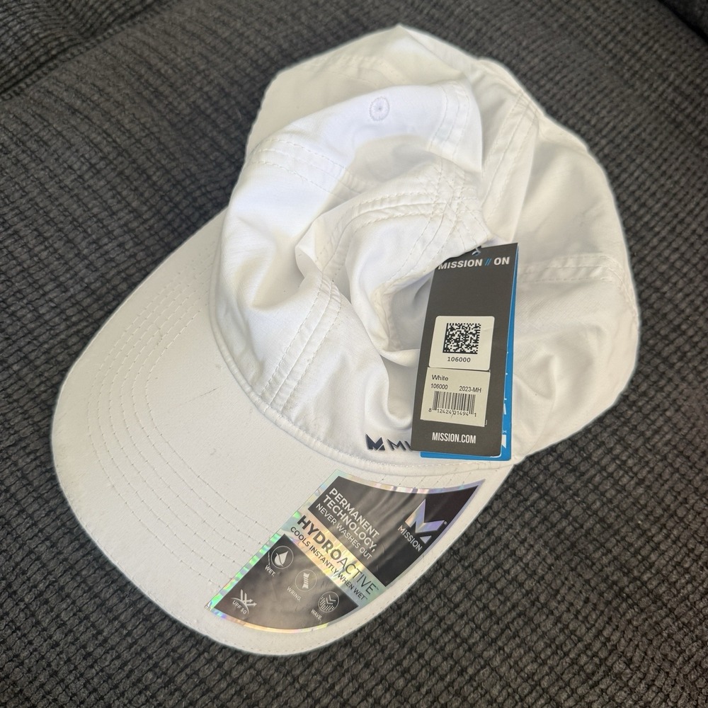 Mission Hydroactive Hat Cap UPF 50 Cooling Adjustable Running Golf Pickleball